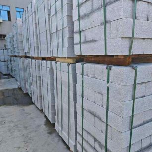 阜新芝麻白路牙石，路侧石