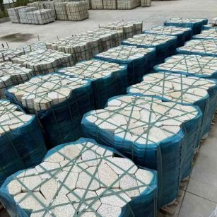 阜新黄金麻冰裂纹 碎拼