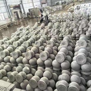 阜新芝麻白圆球 石球 挡车球
