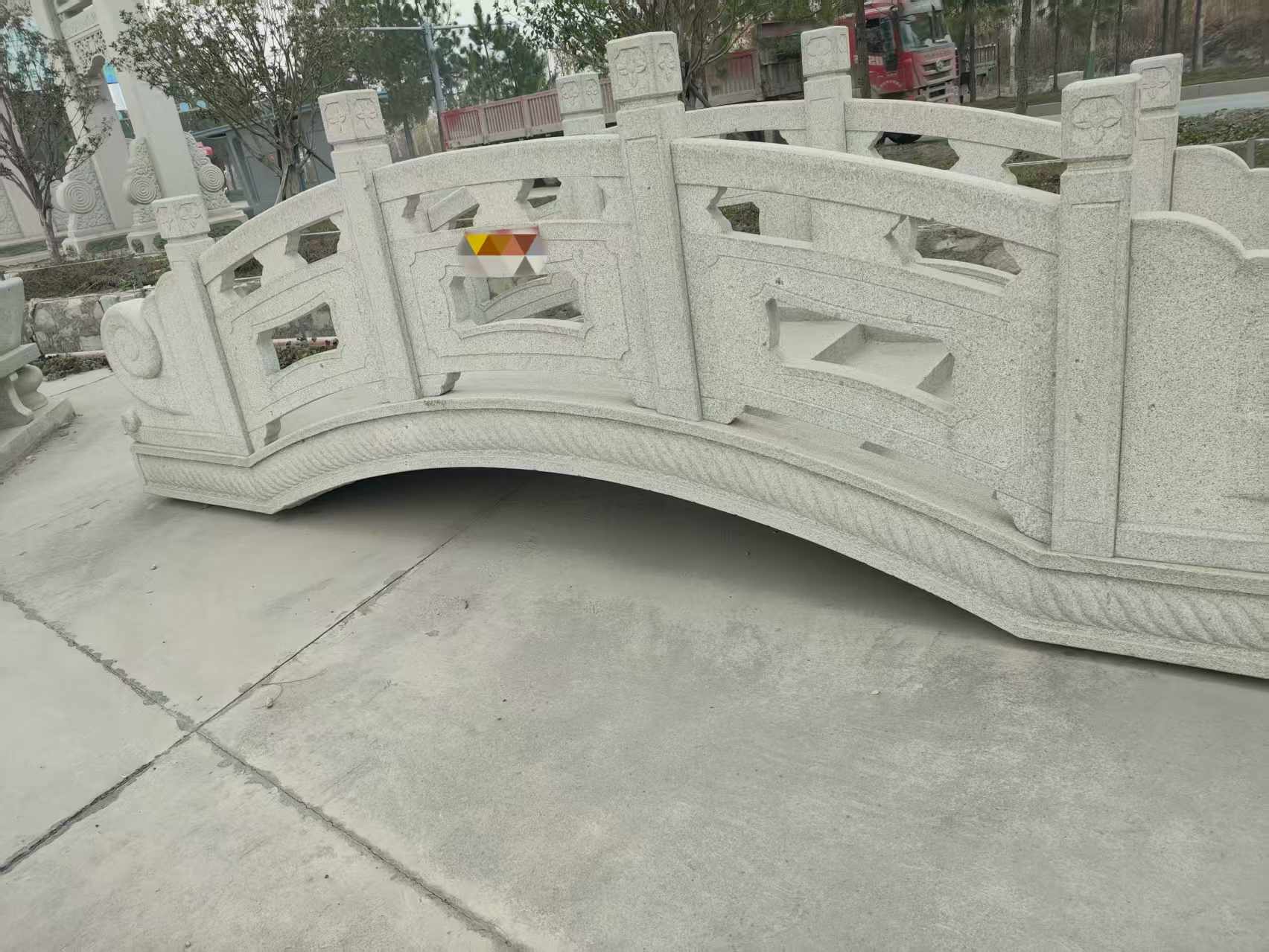 阜新芝麻白拱桥，石桥