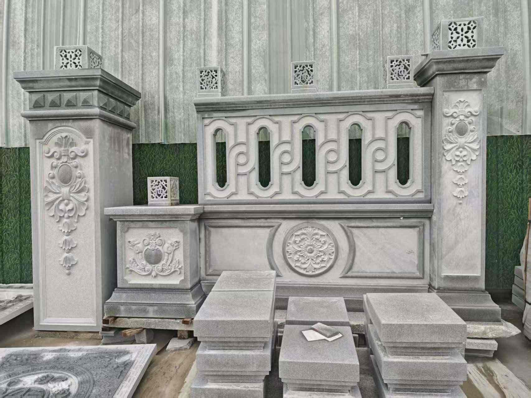 阜新芝麻灰异形别墅门头